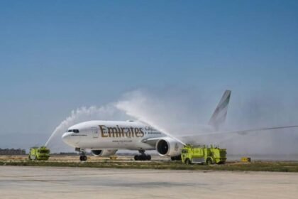 طيران الإمارات في مطار دمشق