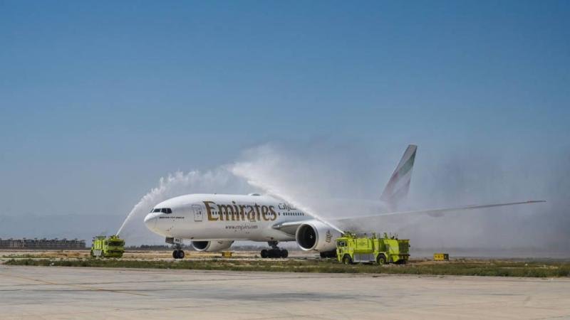 طيران الإمارات في مطار دمشق