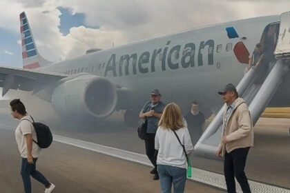 إخلاء 150 راكباً من طائرة بعد احتراق عجلات الهبوط