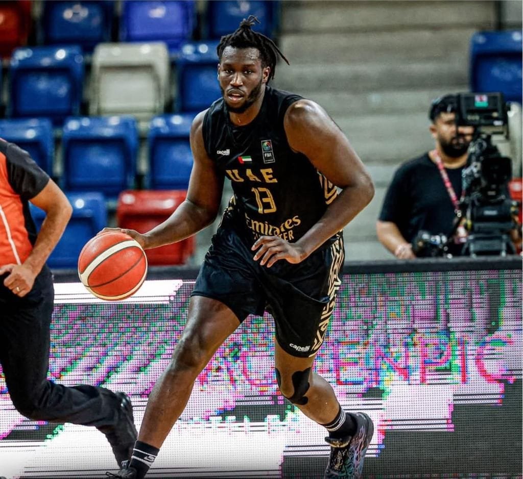 The UAE national team defeats its Egyptian counterpart at the end of its participation in the Arab Basketball Championship