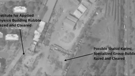 Iran cleans a nuclear site bombed by Israel