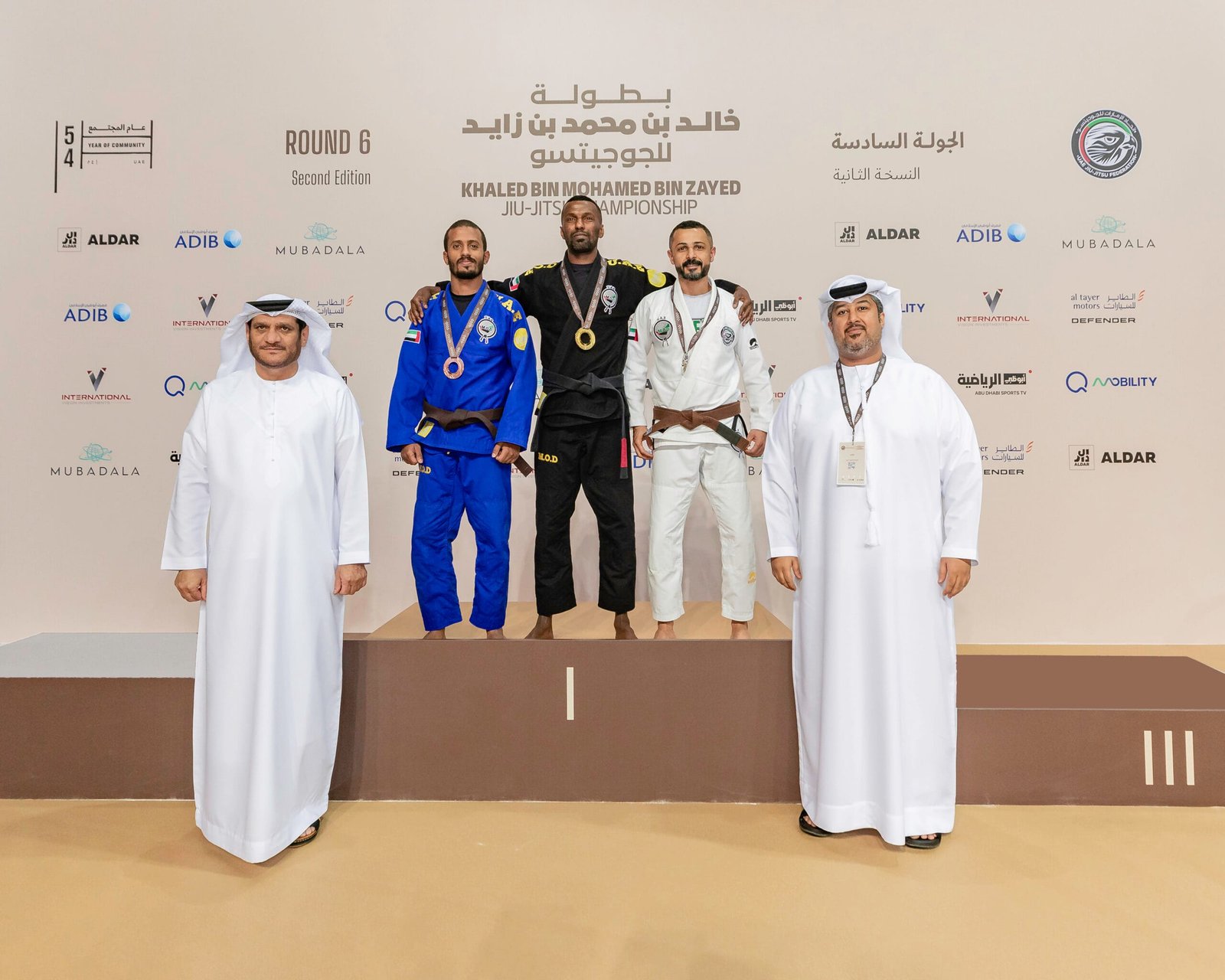 The sixth round of the Khalid bin Mohammed bin Zayed Jiu-Jitsu Championship kicks off in Fujairah.