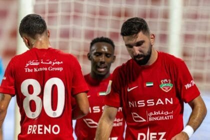 دبور يقود شباب الأهلي لعبور بني ياس وتعزيز حظوظ الدفاع عن اللقب