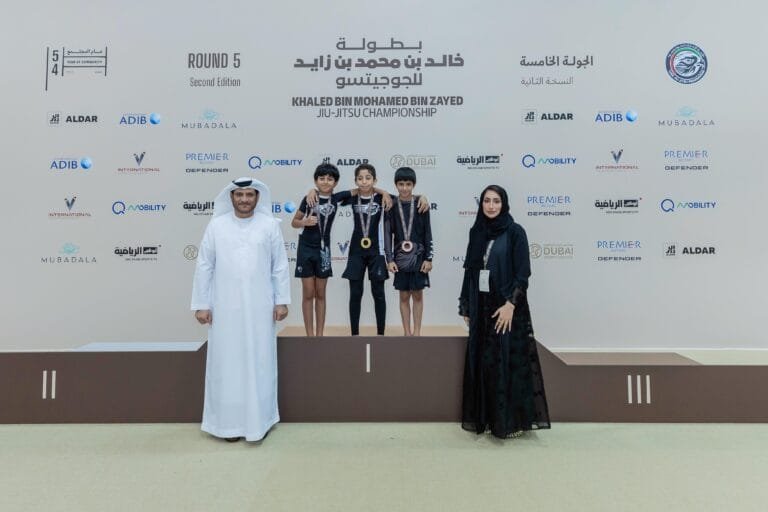 Three-way competition for the Khalid bin Mohammed bin Zayed Jiu-Jitsu Championship title