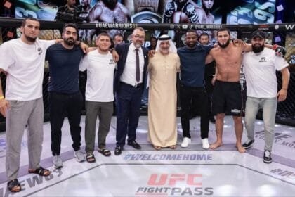 التركماني بصير سارالييف يفوز بلقب النزال الرئيسي في دولية "محاربي الإمارات"