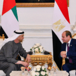 On a fraternal visit.. Mohammed bin Zayed arrives in Cairo