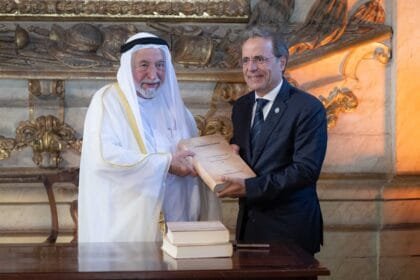 Sharjah Ruler Inaugurates “Center for Arab Studies” at University of Coimbra and Gifts Rare Historical Manuscript