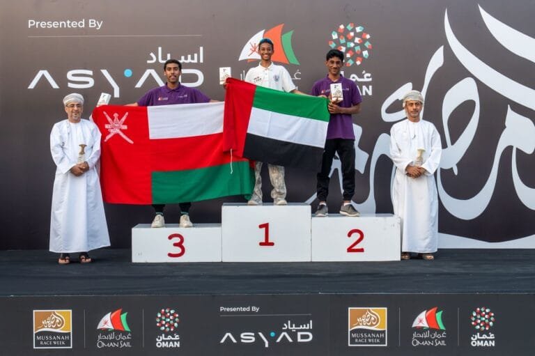 "abu Dhabi Sailing" wins 6 medals during its participation in Manufactured Week in Oman