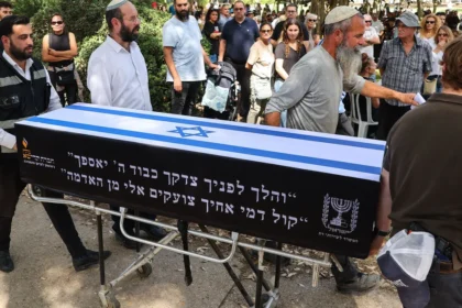 Israel receives the bodies of two hostages from the Gaza Strip after they were handed over by Hamas.