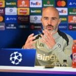 Italian Enzo Maresca, coach of English club Chelsea