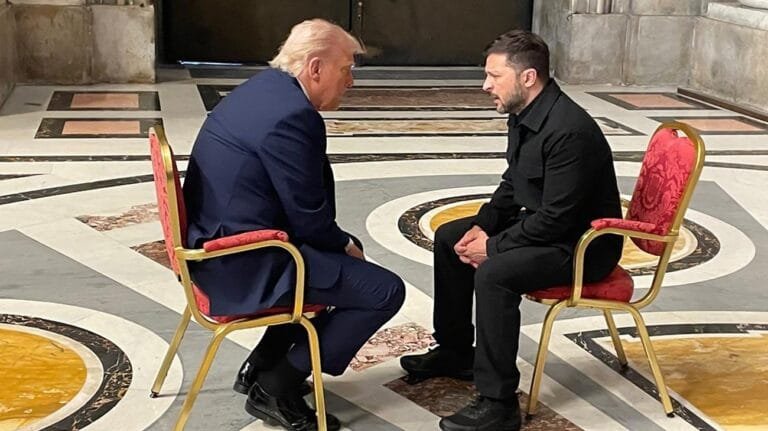 ترامب مع زيلينسكى