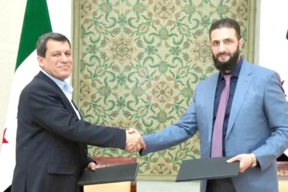 الجنرال مظلوم عبدي وأحمد الشرع