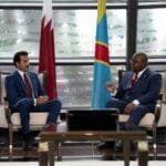 لقاء بين الرئيس القطرى والرئيس الكونغولى