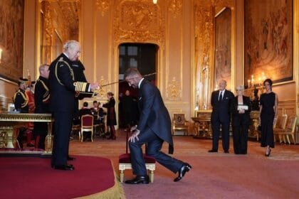 David Beckham receives the title of "Sir" from King Charles
