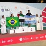 Gold medal for the UAE national team in the Asian Modern Sailing Championship