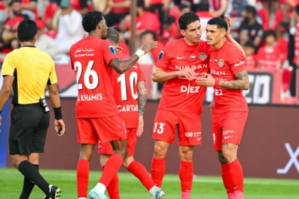 شباب الأهلي يهزم النصر بثنائية في ربع نهائي كأس رابطة المحترفين