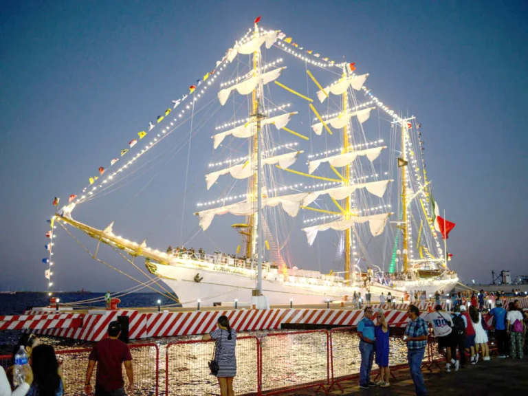 Mexican cruise ship that collided with Brooklyn Bridge returns months after the tragic accident