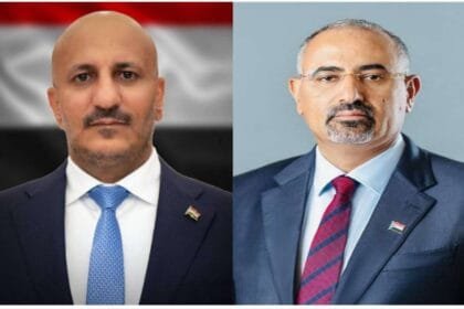 Al-Zubaidi and Tariq Saleh affirm the unification of efforts to confront the Houthis and Al-Qaeda, and emphasize that "the battle is one"