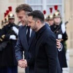 Macron and Zelenskyy spoke to discuss the Ukrainian crisis.