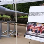 America launches a "suicide" attack drone from a warship in the Middle East for the first time.
