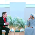 حمدان بن محمد وإيلون ماسك في دبي