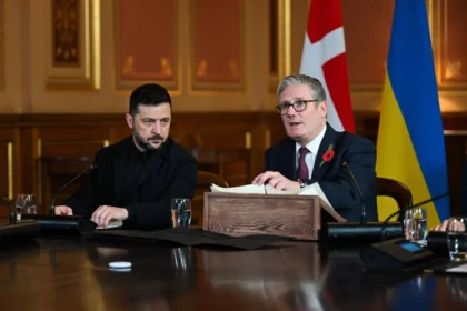 Zelensky is in London to bolster Kyiv's negotiating position after "constructive but not easy" talks with Washington.