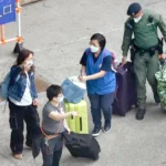 Photos | Residents of Wang Fook Court return to the only building remaining from the Hong Kong fire
