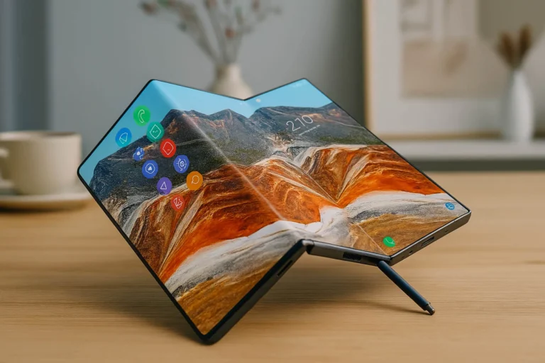 سامسونغ تكشف عن هاتف "غالاكسي زد تراي فولد" بثلاث طيّات وشاشة 10 بوصات