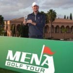 Englishman Chris Wood wins the "Roller Algarve Classic" title on the Mina Golf Tour