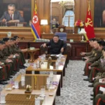 Kim Jong Un honors a North Korean military unit that participated in the Kursk battles in Russia