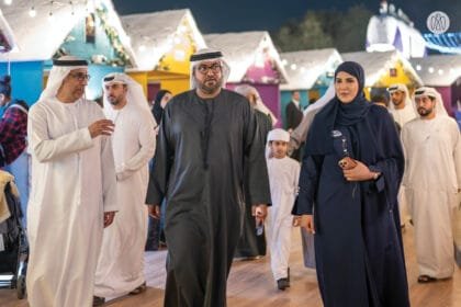 Photos | Mohammed bin Hamdan bin Zayed attends the opening of the Winter Games event "Winterland Al Ain"