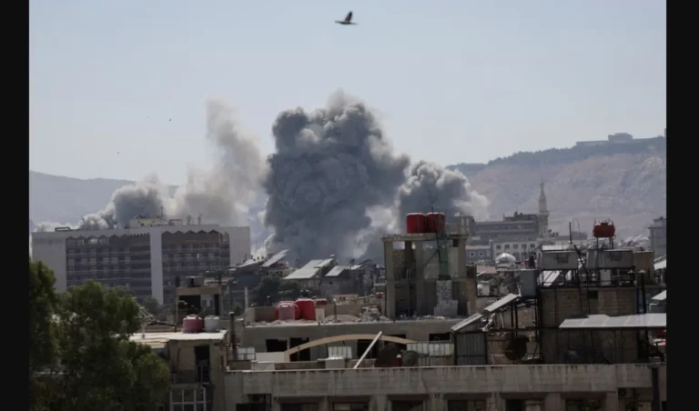 SANA: Shells of unknown origin targeted the vicinity of Mezzeh military airport in Damascus.