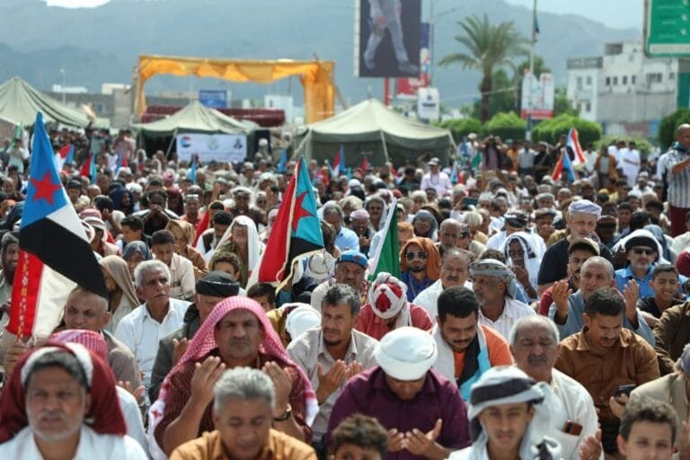 Million-strong demonstrations and open-ended sit-ins demanding full independence in southern Yemen