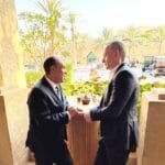 وزير الخارجية المصري يبحث مع مدير أكاديمية أنور قرقاش تطورات الأوضاع في غزة