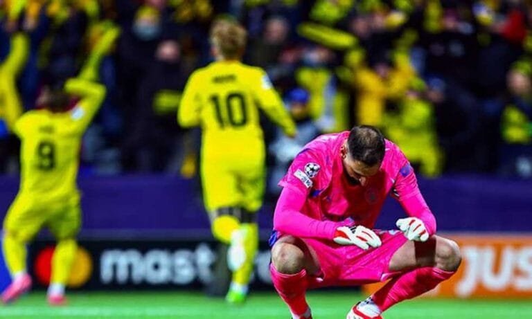 بودو جليمت يفاجئ مانشستر سيتي بثلاثية في دوري أبطال أوروبا