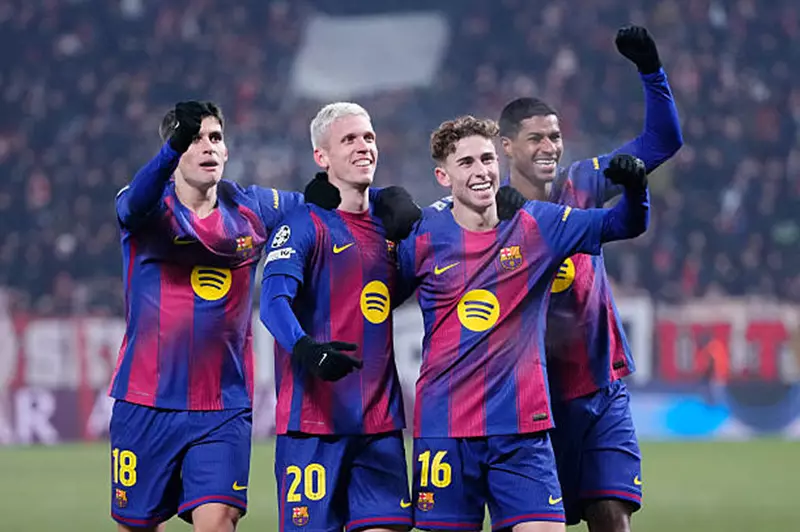 مباراة برشلونة وسلافيا براج