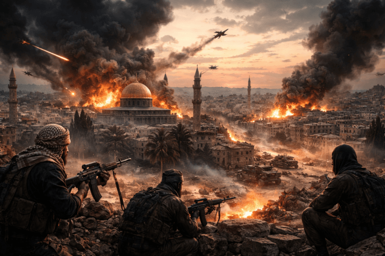 The Middle East is on the brink of war as a possible military strike against Iran looms.