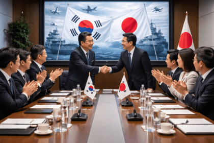 Japan and South Korea open a "new door" for defense cooperation.