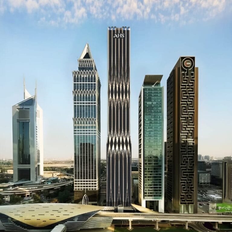 Opening early 2027.. A new commercial landmark on Sheikh Zayed Road