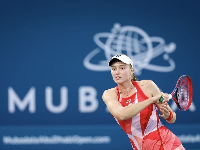 مبادلة أبوظبي للتنس للسيدات.. الكازاخستانية ريباكينا تنضم لقائمة نجمات البطولة