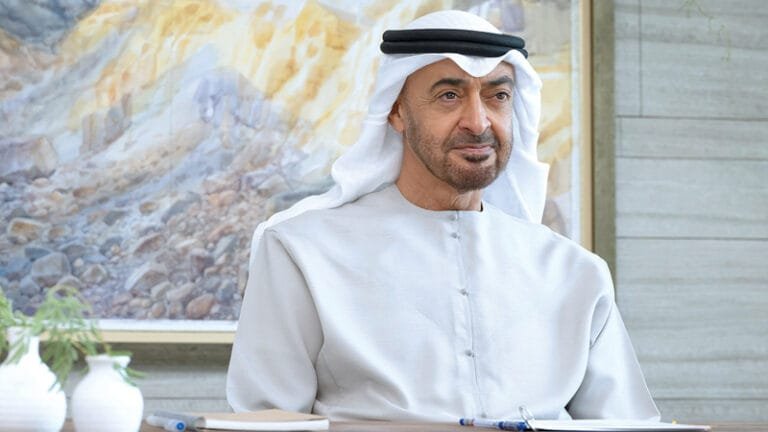 The President of the Emirates, his two deputies, and the rulers congratulate the Sultan of Oman on the anniversary of his assumption of power