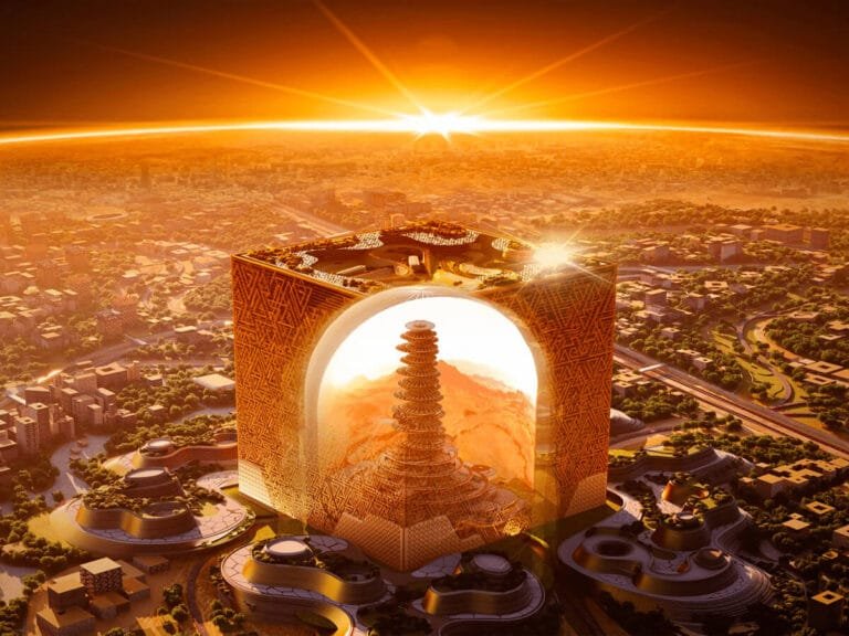 Saudi Arabia suspends the giant "Cube" project to reassess its economic feasibility.