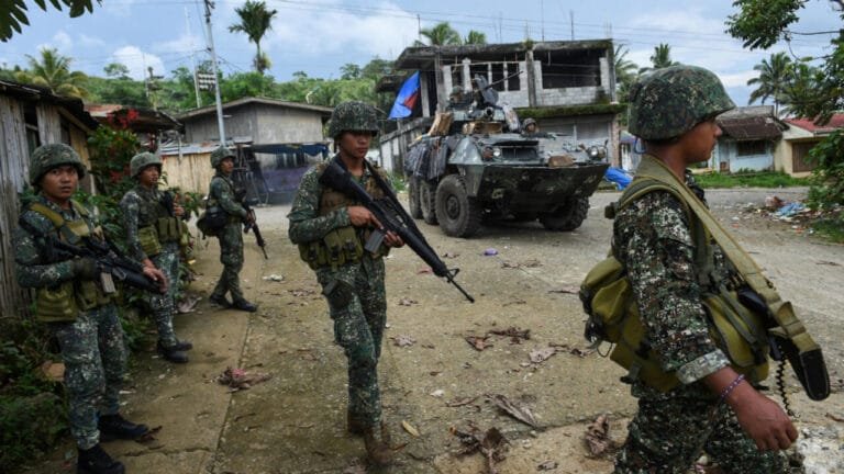 A bloody ambush rocks the Philippines: soldiers killed and wounded in a surprise attack by gunmen.