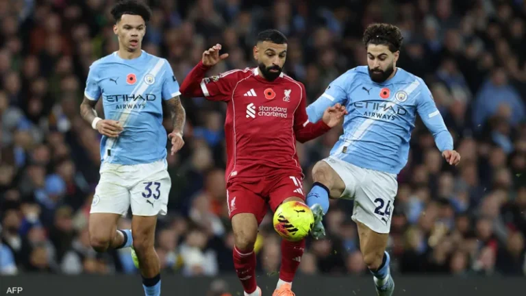 محمد صلاح ينتظر رقمًا قياسيًا جديدًا أمام مانشستر سيتي بالدوري الإنجليزي
