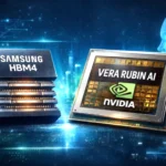 سامسونج تبدأ الإنتاج الضخم لذاكرة HBM4 وتوردها لإنفيديا لمعالجات الذكاء الاصطناعي